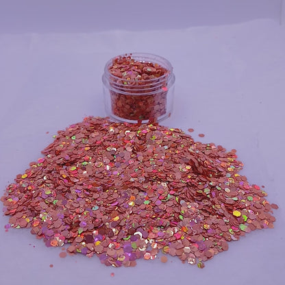 Peach, Please  – UV Color-Changing Glitter
