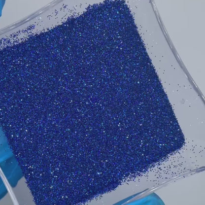 Nikkie Blu Holographic Glitter – Captivating Dark Blue Extra Fine Glitter
