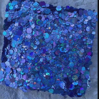 Blurple Haze Purple-Blue Holographic Glitter