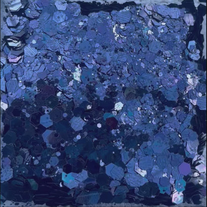 Twilight Dark Navy Blue Metallic Glitter – Chunky Glitter Mix Sparkle