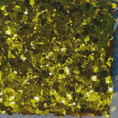 Imitation Gold Chunky Metallic Glitter – Radiant Golden Glitter