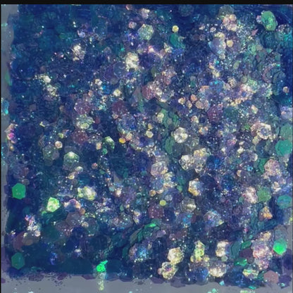 Arctic Shimmer Blue Chunky Iridescent Glitter – Captivating Blue Glitter