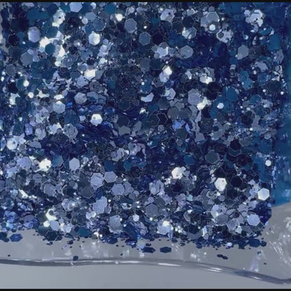 Dazzling Blue Metallic Glitter – Chunky Blend Blue Glitter