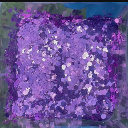 Violet Venus Metallic Chunky Glitter – Vibrant Violet Purple Glitter Mix