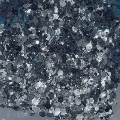 Silver Dream Metallic Chunky Glitter - Sliver Metallic Glitter Mix