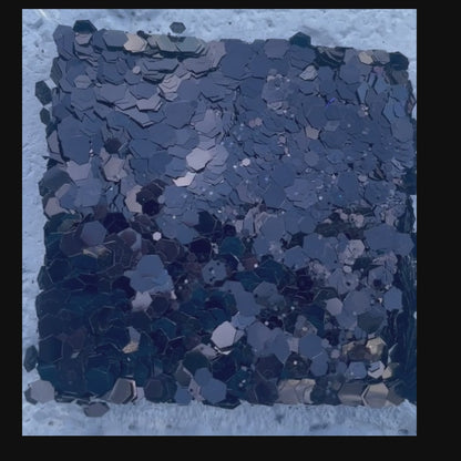 Midnight Christmas Black Metallic Glitter – Elegant Year-Round Sparkle