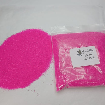 Neon Hot Pink Iridescent Glitter – Bold and Vibrant Extra Fine Pink Glitter