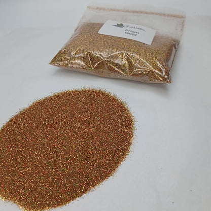 Prism Gold Glitter – Radiant Gold Extra Fine Holographic Glitter