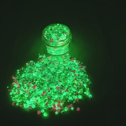 Blueberry Burst Glow-in-the-Dark Glitter