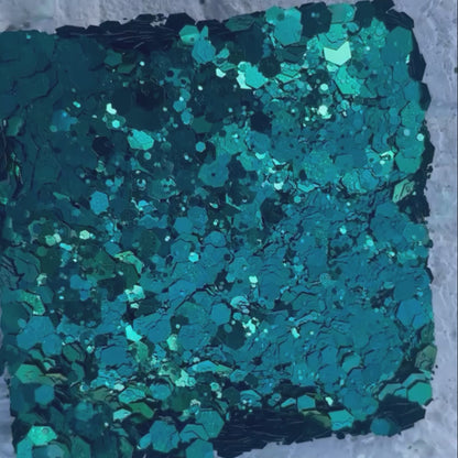 Forest Pine Dark Green Metallic Chunky Glitter – Nature-Inspired Glitter