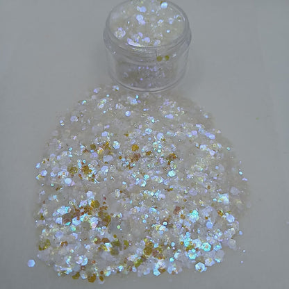Golden Frost Iridescent Glitter