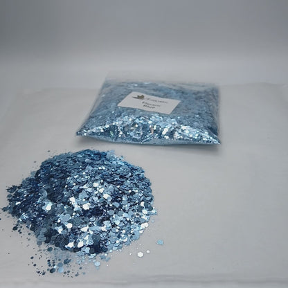 Electric Blue Metallic Glitter – Bold and Vibrant Blue Glitter