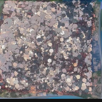 Bronzilla Metallic Glitter – Striking Bronze Chunky Glitter Mix