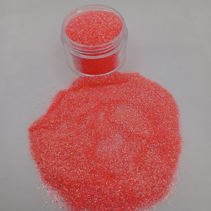 Fiery Peach Iridescent Glitter