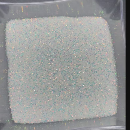 Glistening Snow Glitter – Fine Iridescent White Glitter