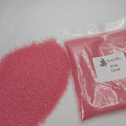 Pink Coral Iridescent Glitter – Pink Extra Fine Glitter