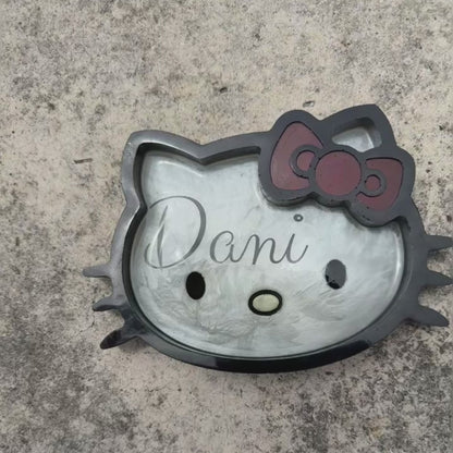 Custom Hello Kitty-Inspired Resin Tray